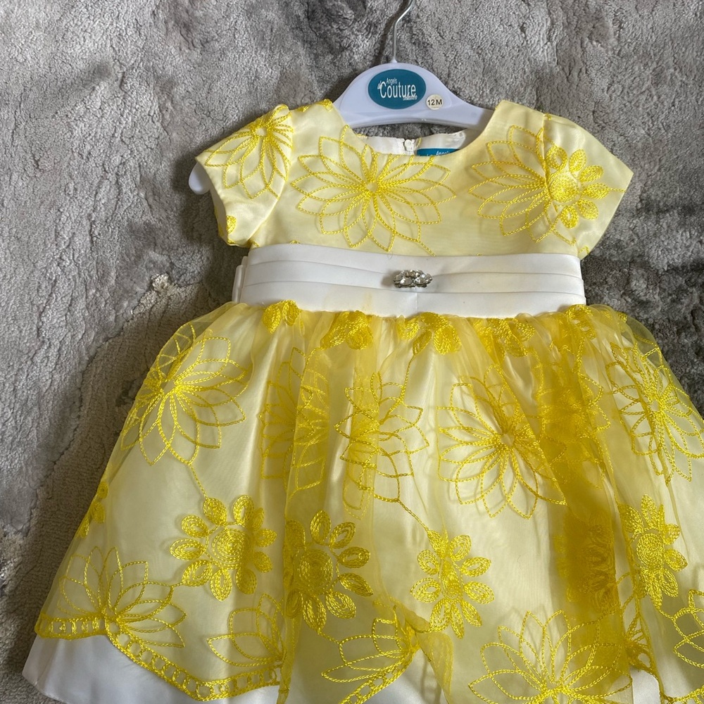 Baby girl yellow dress